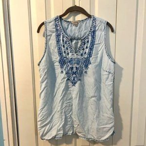 Lucky Brand Sleeveless Top Size XL